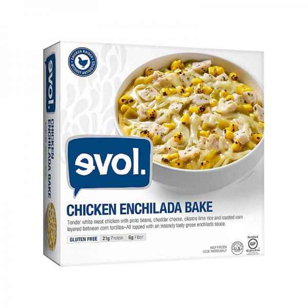 Evol Frozen Chicken Enchilada Bowl - 9oz