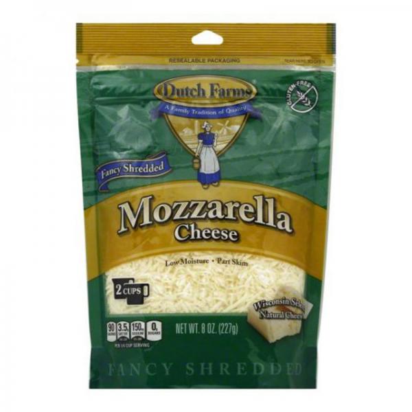 Dutch Farms Fancy Shredded Mozzarella Cheese, 8 Oz.