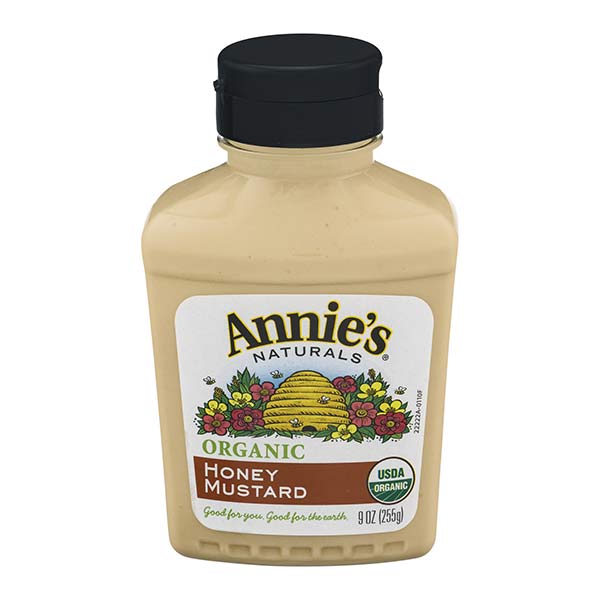 Annie's Honey Mustard, Certified Organic, Gluten Free, Non-GMO, 9 Oz
