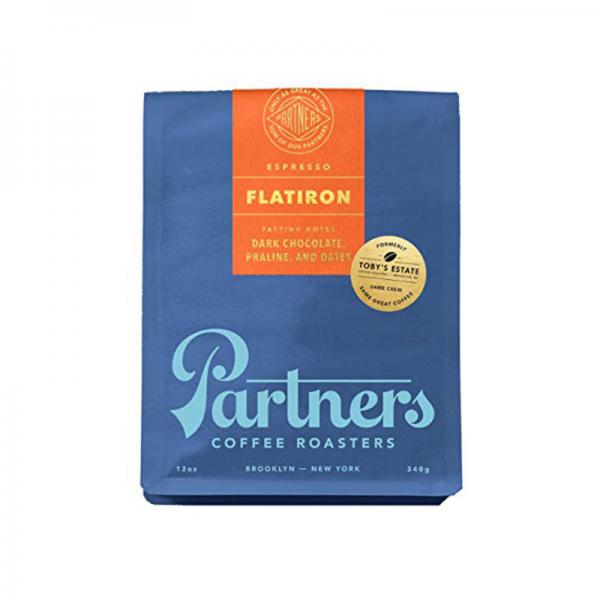 Partners Coffee Roasters, Flatiron Blend - 12 ounce | Espresso Whole Bean | Medium Roast Espresso