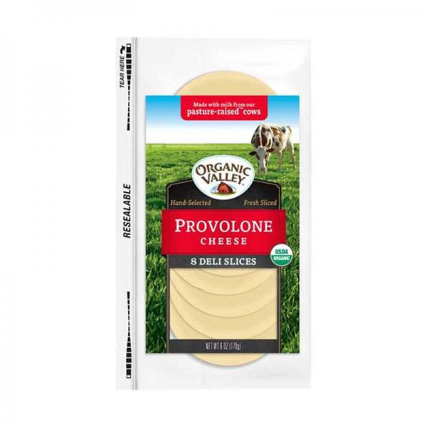 Organic Valley - Cheese Slices - Organic Provolone 6.00 oz