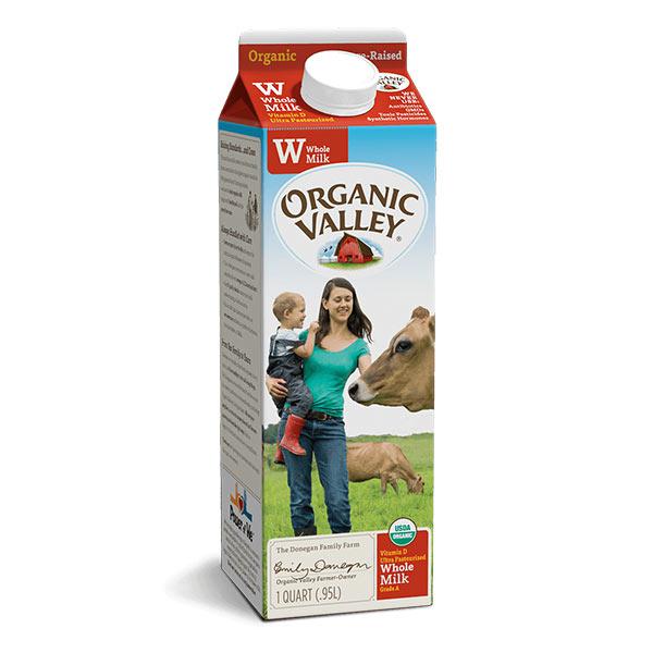 Organic Valley - Whole Milk - Quart 32.00 fl oz