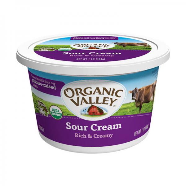 Organic Valley Rich and Creamy Sour Cream - 1lb