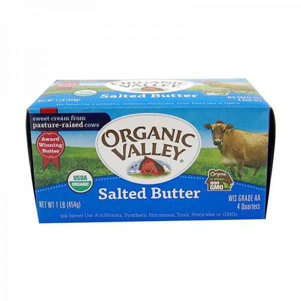 Organic Valley Salted Butter 16 Oz