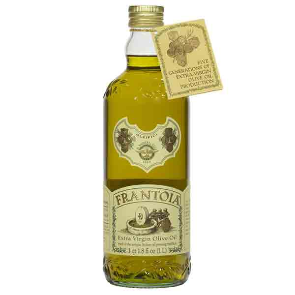 Frantoia Sicilian Extra Virgin Olive Oil Top - 3 Bottles X 1 Liter