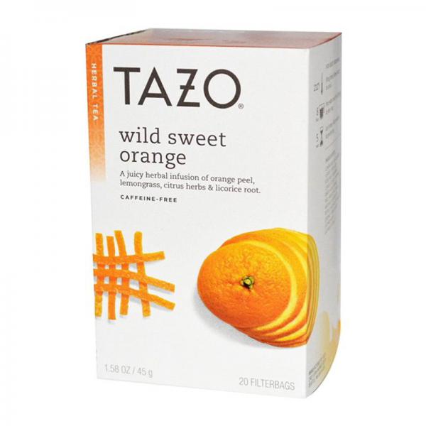 Herbal Infusion Tea-Wild Sweet Orange (Decaf) Tazo Teas 20 Bag