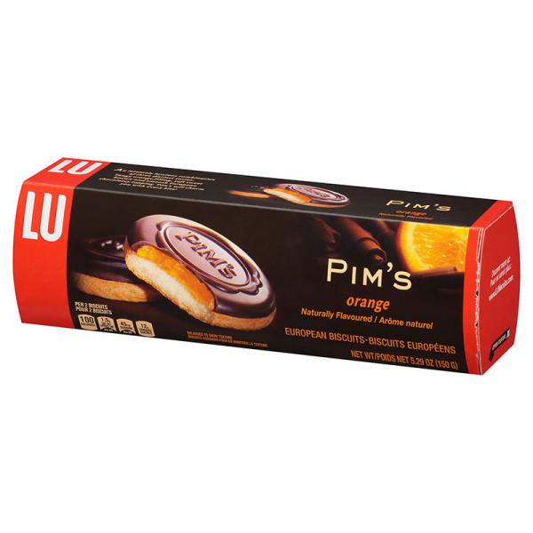 LU Pim's Orange European Biscuits, 5.29 Oz.