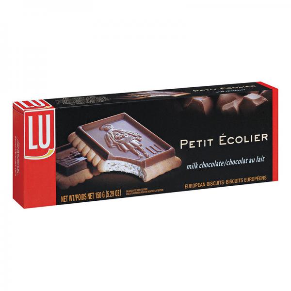 LU Cookies Le Petit Ecolier, The Little Schoolboy, Dark Chocolate, 5.29-Ounce Bo