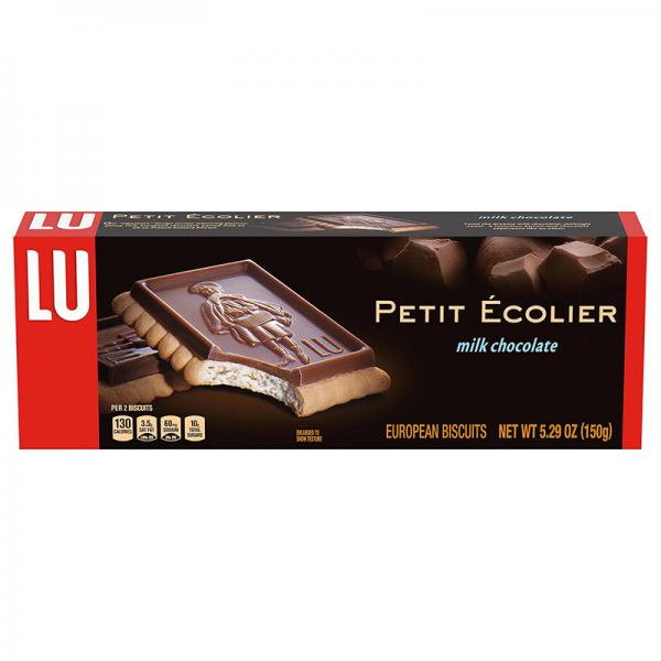 LU Cookies Le Petit Ecolier, The Little Schoolboy, Milk Chocolate, 5.29-Ounce Bo
