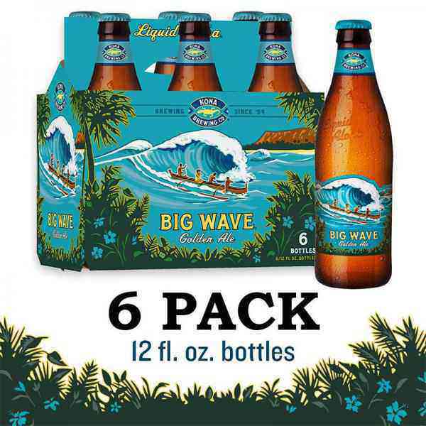 Kona Big Wave Golden Ale - 6pk / 12oz Bottles