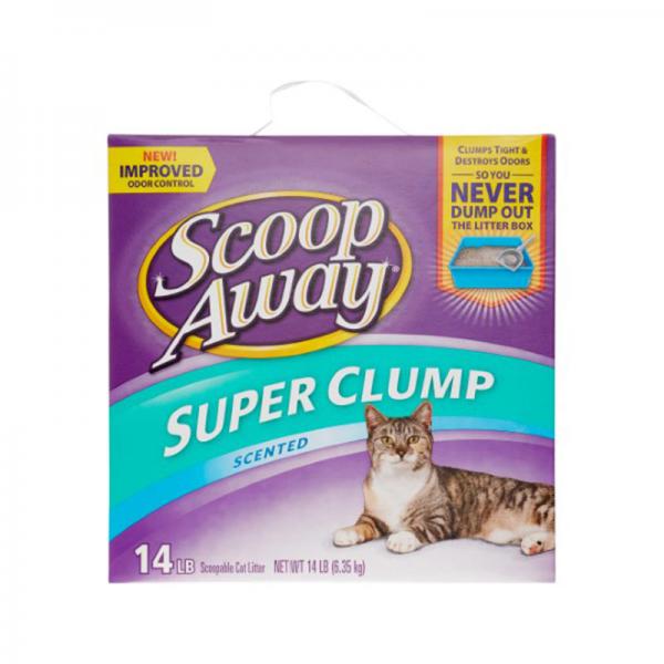 Scoop Away Cat Litter, Fresh Scent, 14-Pound Boxes, 3-Pack