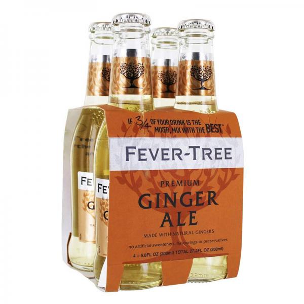 Fever-Tree Premium Ginger Ale, 6.8 Ounce (Pack of 4)