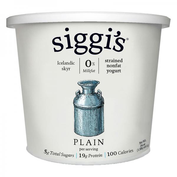 Siggi's, Non-Fat Icelandic Style Yogurt, Plain, 24 oz