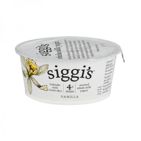 Siggi's Strained Whole Milk Vanilla Icelandic Style Yogurt - 4.4oz