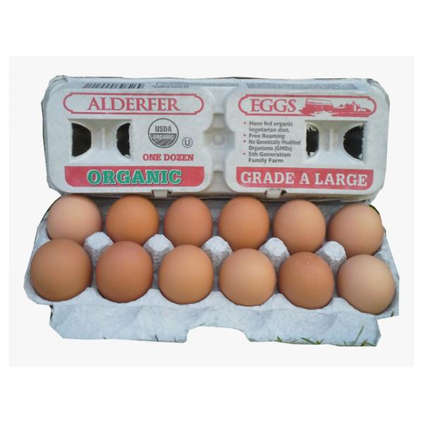 Alderfer Organic Grade a Eggs, Large Brown, 1 Dz