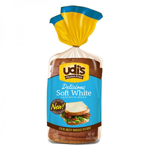 Udi's Gluten Free White Frozen Bread - 12oz