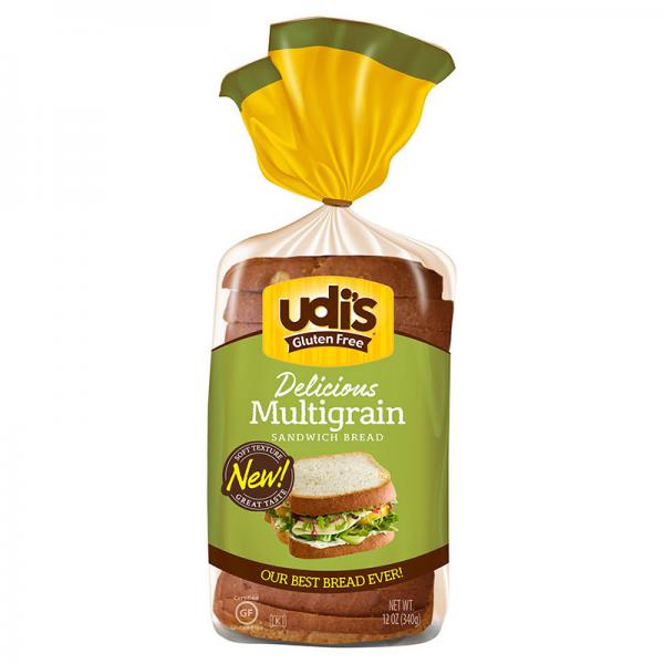 Udi's Gluten Free Multigrain Bread, 12 oz, 3 Count