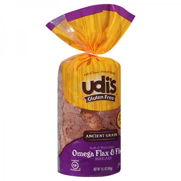 Udi's® Gluten Free Ancient Grain Omega Flax & Fiber Bread 14.3 oz. Bag