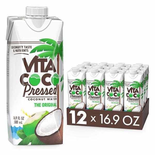 Vita Coco Coconut Water with Pressed Coconut - 16.91 fl oz Carton