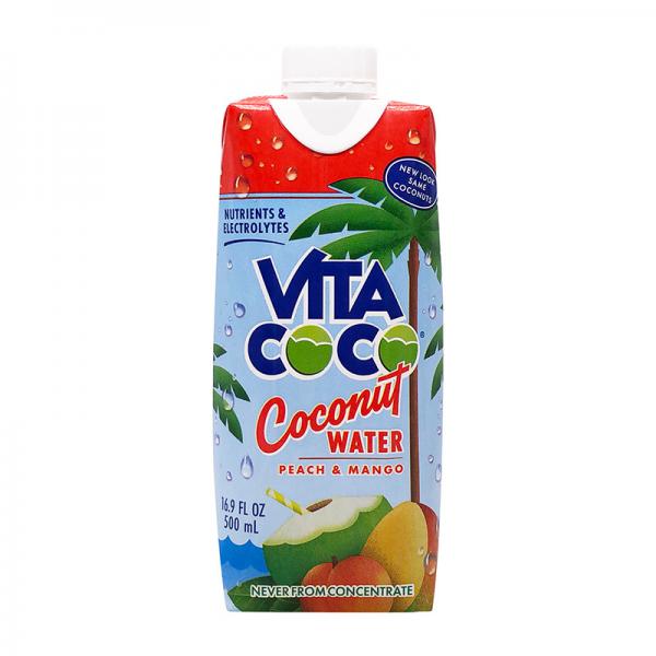 Vitacoco Pure Coconut Water Peach 16.9 oz