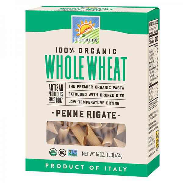 Bionaturae Organic Pasta, Penne Rigtate, 16 Oz